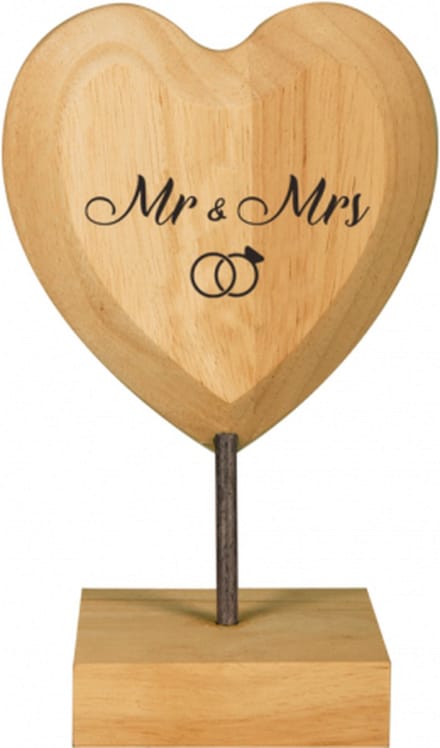 Hart - Mr & Mrs - Lint: Speciaal voor jou - Cadeauverpakking
