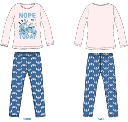 Disney Lilo & Stitch Pyjama Katoen Meisjes Maat 140
