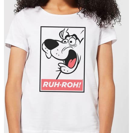 Scooby Doo Ruh-Roh! Women's T-Shirt - White - S