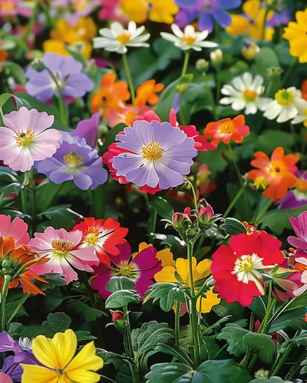 2 sets - Japans Bloemengazon Zaden Eenjarig Bloemenmengsel 15 Tot 45 Cm