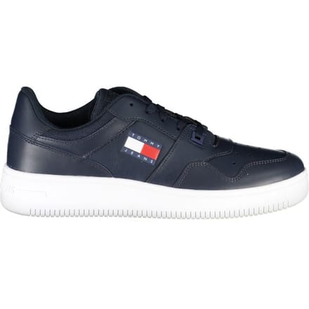 Tommy Hilfiger Blauwe Leren Heren Sneakers