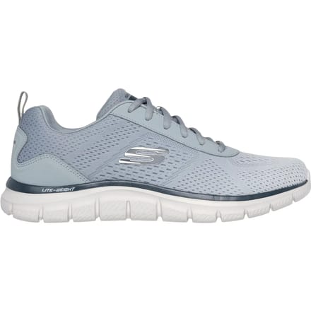 Skechers Track - Ripkent, Mannen, Grijs, Trainingschoenen, maat: 42,5
