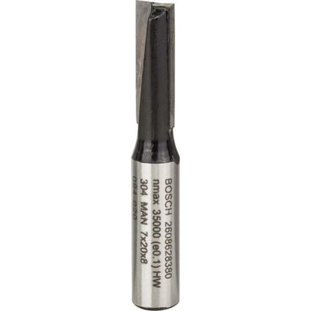 Bosch - Vingerfrezen 8 mm, D1 7 mm, L 20 mm, G 51 mm