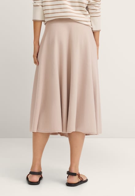 Bugatti Damen Gebreide rok van viscose-mix met elastische tailleband