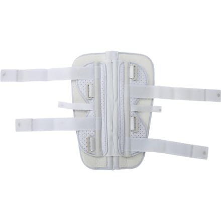 Genouillère articulée réglable Fixation chirurgicale Stabilisation Fracture Support de cheville L L white