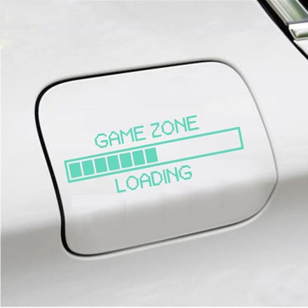 Bumpersticker - Game Zone Loading - 6 X 17,5 - Mint