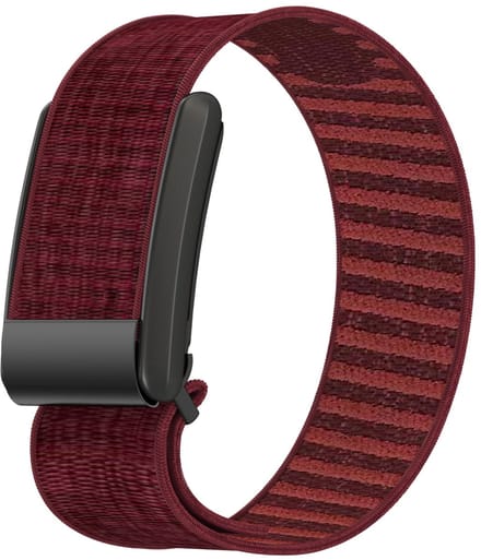 Strap-it Gebreid bandje Nylon geschikt voor WHOOP 5.0 - Wijnrood