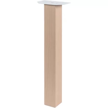 Duraline Meubelpoot Vierkant Hout 5x5x42cm Beuken Fsc