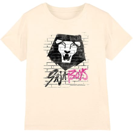 K-Pop Demon Hunters Kinder Saja Jongens Graffiti T-shirt (Natuurlijk)