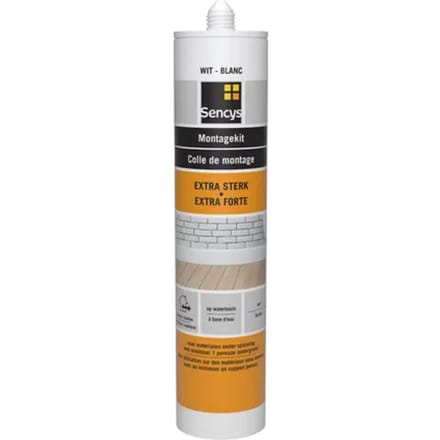 Sencys Universeel Montagekit Superwit 310ml