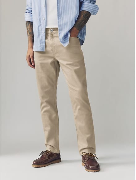 Next - Heren - Klassieke slim-fit stretchjeans - Bruin