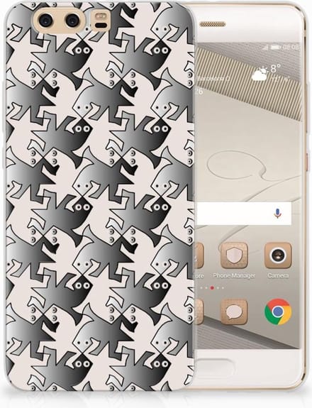Huawei P10 Plus TPU Hoesje Salamander Grey