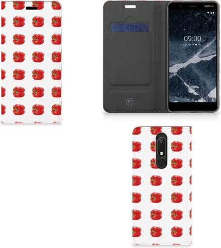 Nokia 5.1 (2018) Flip Style Cover Paprika Red