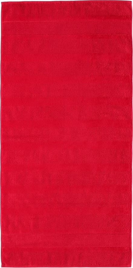 CAWÖ Noblesse² Uni Badhanddoek - Rood - 80x160