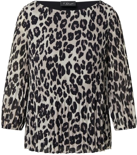 s.Oliver BLACK LABEL - Dames bloes - Maat 36 - Vrouwen - ZWART - voering