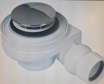 Plieger Douchebak sifon - Met Plug - Chroom - 52mm