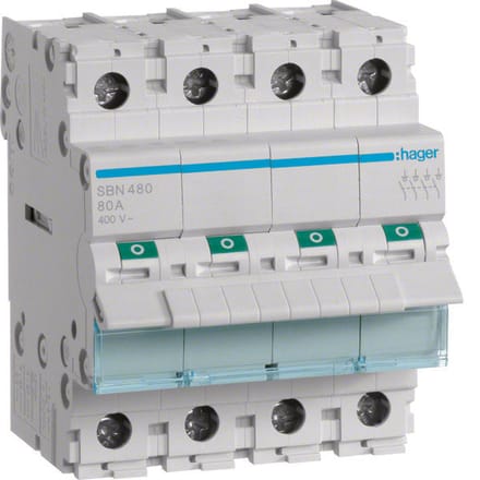Hager SBN Inbouwschakelaar Modulair - SBN480 - E2SH6