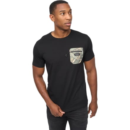 Crosshatch Heren Campbox T-Shirt (Zwart)