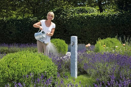 Tuinkraan Granietlook Kolom - Waterzuil Hoogwaardig Kunststof