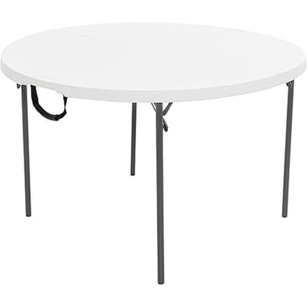 Vouwtafel Lifetime Wit 122 x 73,5 x 122 cm Staal Plastic