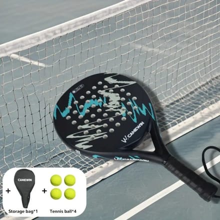 Bovista Padel Racket - Padelrackets - Padelracket - Groen Wit
