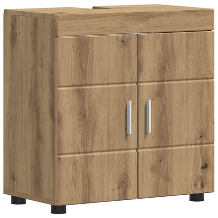 vidaXL - Badkamerkast - set - TULUM - Artisan - Eiken - 60 - x - 34 - x - 63 - cm
