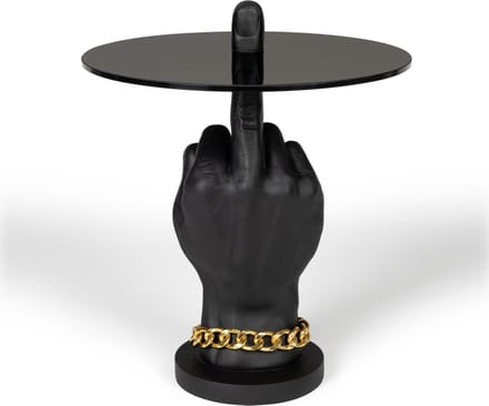 Bold Monkey Fother Mucker Bijzettafel Zwart