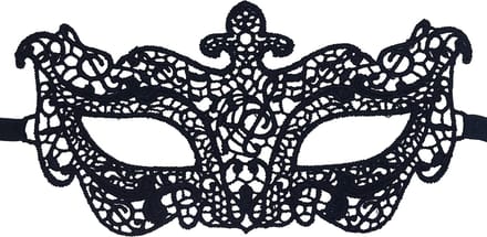 Miresa - Kanten masker MM032 - Zwart kant - Cam / Gala / Carnaval