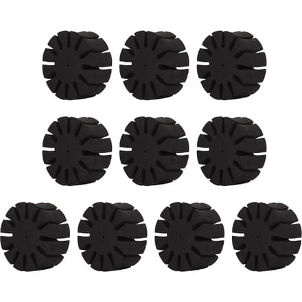 10 stuks ronde pijlenrek PE pijlenscheiderhouder zwart duurzaam accessoire voor boogschieten in de buitenlucht