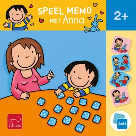 Speel memo met Anna. 2+