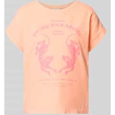 regular fit T-shirt met motiefprint