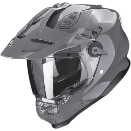 Scorpion ADF-9000 Air Solid Cement Grijs Adventure Helm - Helm