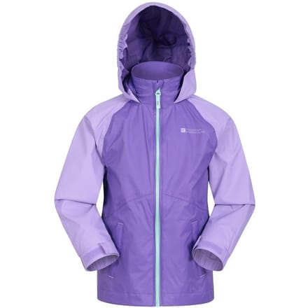 Mountain Warehouse Torrent II Waterdichte Jas voor kinderen/Kinderen (Lila)