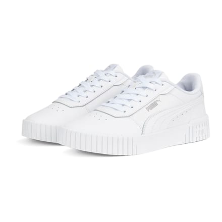 PUMA Carina 2,0 Dames Sneakers - Wit/Zilver