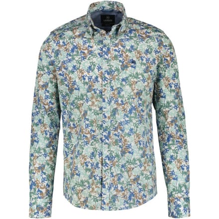 Lerros - Heren Overhemd - 24214061 - 622 Coastal Sea Blue