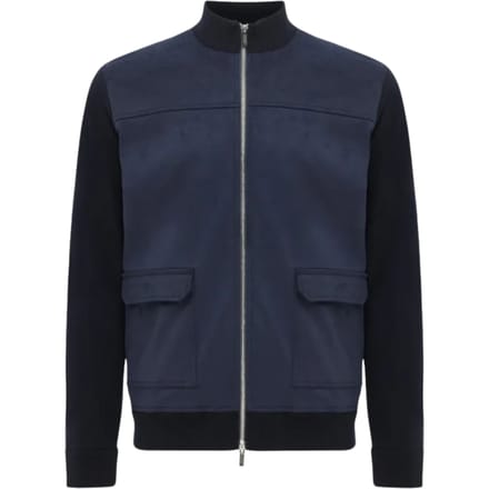 Gentiluomo Jacket Zip Ls Jackets Donkerblauw K4173-263