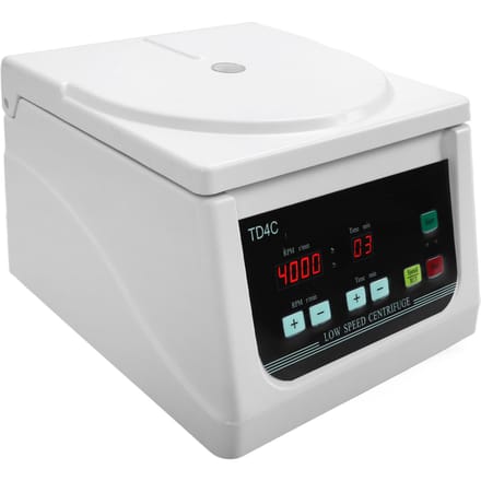 Desktop Centrifuge Machine 2200xg 4000rmin LCD-scherm Laboratorium Tafelmodel Centrifuge met Timer white
