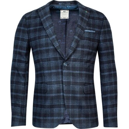 Giordano Colbert Robert Wool Mix Check Navy / male