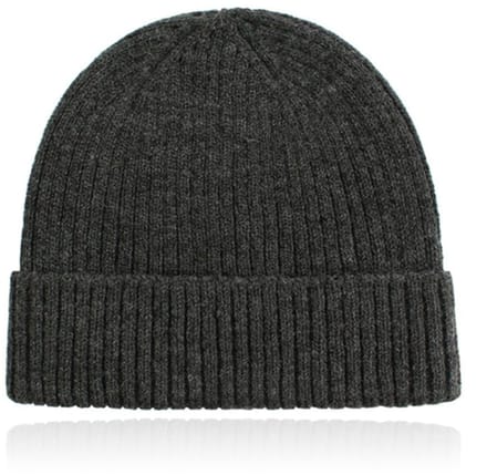 Classic Beanie Muts Dames - Dark Grey