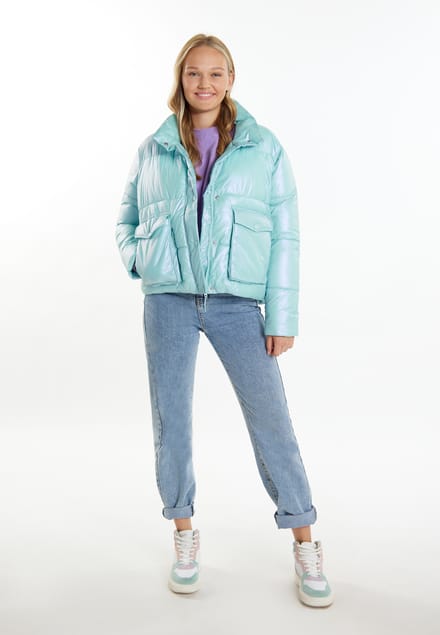 Mymo winterjas Dames Lagune Munt