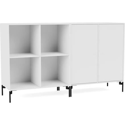 Montana Pair Sideboard - New White - Poten 12,6 cm black