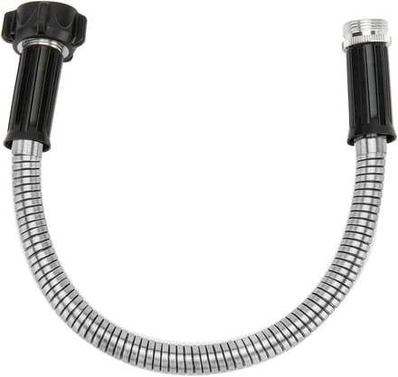 Korte Tuinslang 0,3m Roestvrij Staal met Mannelijke Connector