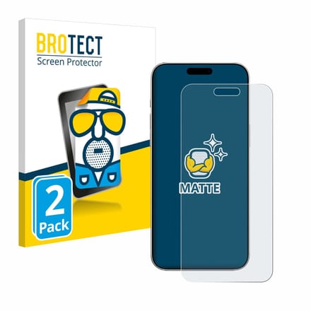 BROTECT - Screenprotector voor Apple iPhone 16 Plus - Folie Beschermfolie matte 2 Stuks