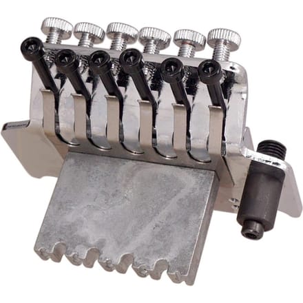 6-snarige Double Roll Tailpiece Saddle Tremolo Bridge System voor elektrische gitaarvervanging