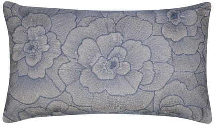 Rosanna Kussen geborduurd blauw 30x50cm