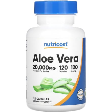 Aloë Vera, 20.000 mg, 120 Capsules