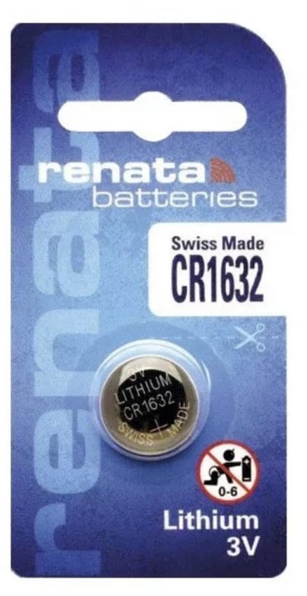 Renata Lithium Batterij - Knoopcel - CR1632 - 1 stuks - 3V - Made in Switzerland