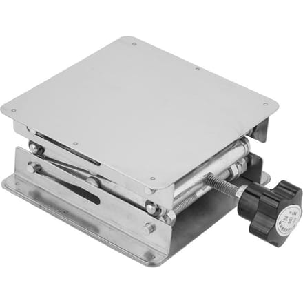 Roestvrij Staal Hefplatform Laboratorium Hefstandaard Schaarrek 100*100mm wit