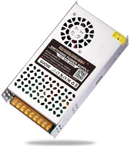 Thuys – 600W Voeding – 220V Naar 12V Transformator – Schakelende Stroomadapter – Voor LED-strips –3D-printers En Meer