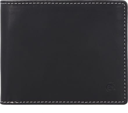 Esquire Dallas Portemonnee Leer 10 cm - Jongens - Horizontaal - schwarz